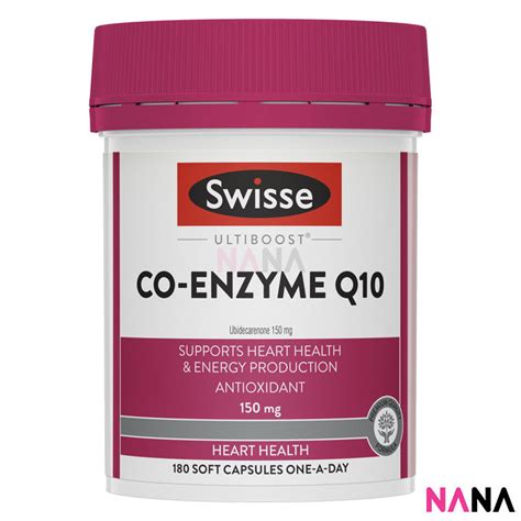 Swisse Co Enzyme Q10 150mg 50 Capsules Exp03 2026 Lazada Ph