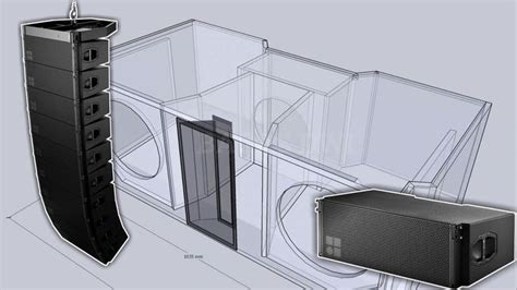 Plan Dandb J8 3way Line Array Skema Box Dandb J8 Speaker Box Design Speaker Plans Box Design