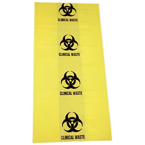 50L Biohazard Clinical Waste Bag 630 x 800mm - 55um | Aero Healthcare