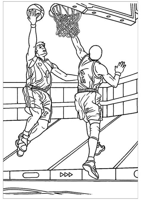 Desenhos De Basquetebol Para Colorir Imprimir E Pintar Colorir Me