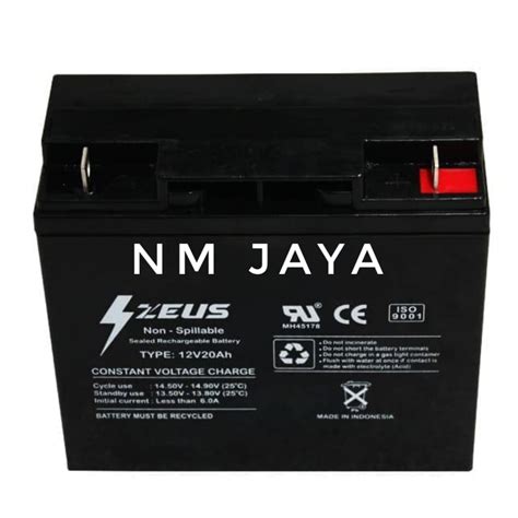 Jual Aki Solar Panel Deep Cycle VRLA Aki Kering Zeus 12V 20Ah 12 V 20