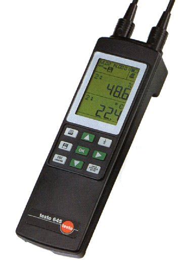 Testo 645 Humidity Temperature Measuring Instrument