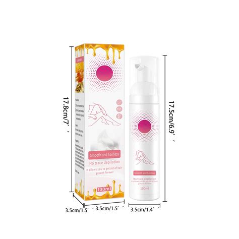 At Home Wax Sensitive Skin 2pcs Hair Removal Spray Moisturizing Foam For Armpit And Leg Hair