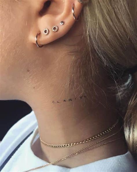 40 Tatuajes En El Cuello Para Hombres Y Mujeres Geniales Diseños