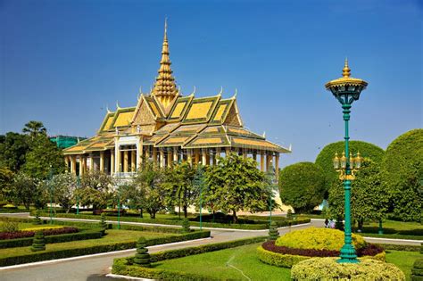 The Throne Hall At The Royal Palace Phnom Penh Cambodia Stock Image