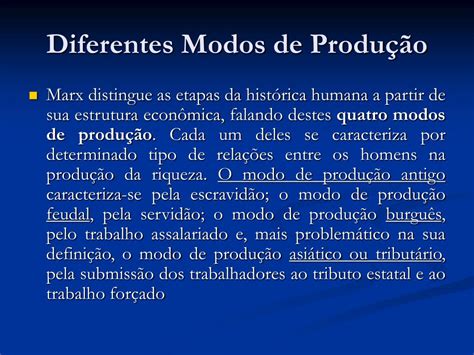 PPT Modos de Produção PowerPoint Presentation free download ID 3934786