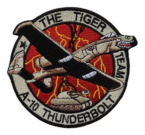 Parche Bordado The Tiger Team A 10 Thunderbolt Us Air Force MercadoLibre