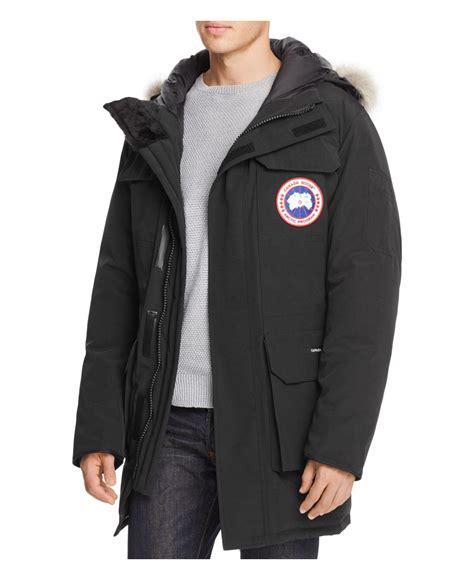 Canada Goose Citadel Parka With Fur Hood In Black For Men Lyst