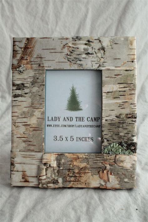 Birch Bark Photo Picture Frame Tree Bark Crafts Birch Bark Birch