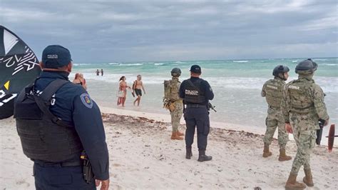 Refuerzan La Seguridad De La Zona Hotelera De Canc N