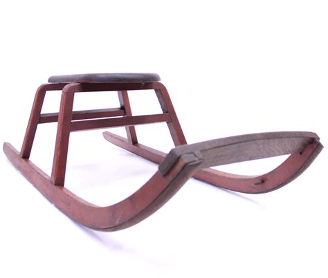 Vintage Wooden Sled 1930s 1940s For Sale At 1stdibs Antique German