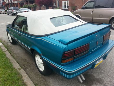 1992 Pontiac Sunbird Se Convertible 2 Door 31l For Sale Photos