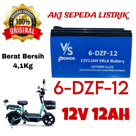 Jual Aki VS Power 12v 12ah 14ah Baterai Sepeda Listrik Motor Listrik