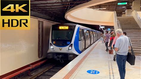 K Fps Hdr Bucharest Metro Caf Trains Arge Some At Refurbished