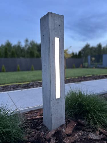 BetonGlow Betonowa Lampa LED Do Ogrodu Nowoczesny Design I