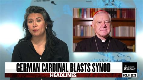 German Cardinal Blasts Synod Headlines October Youtube