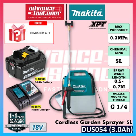 Makita Dus Dus Z V Cordless Garden Sprayer L Shopee Malaysia