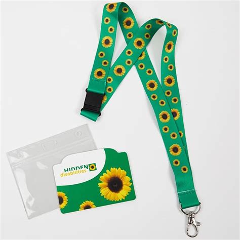 Hidden Disabilities Sunflower Lanyard And Id Card Amazon Co Uk