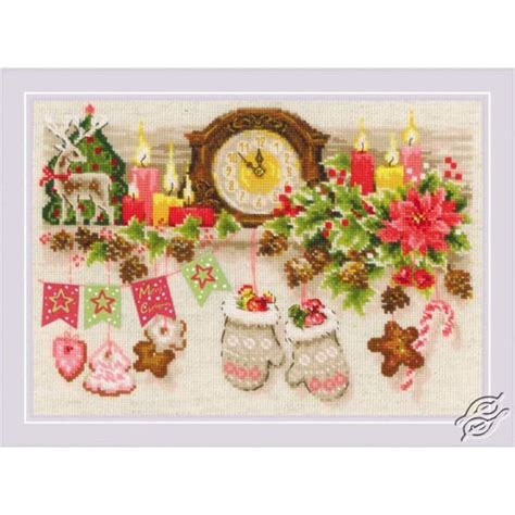 Riolis Christmas Shelf Gsrc Cross Stitch Kit Jk S Cross Stitch