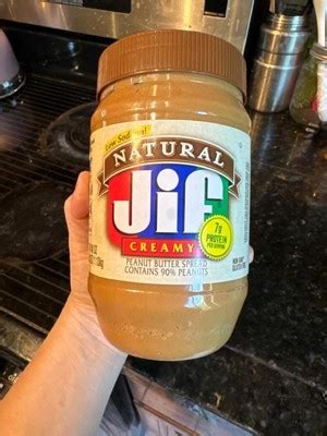 Jif Natural Low Sodium Creamy Peanut Butter 16oz Target