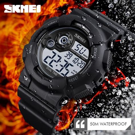 SKMEI Relojes Deportivos Militares De Lujo Para Hombre Reloj Digital