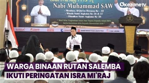 Ratusan Warga Binaan Muslim Dan Non Muslim Di Rutan Salemba Peringati