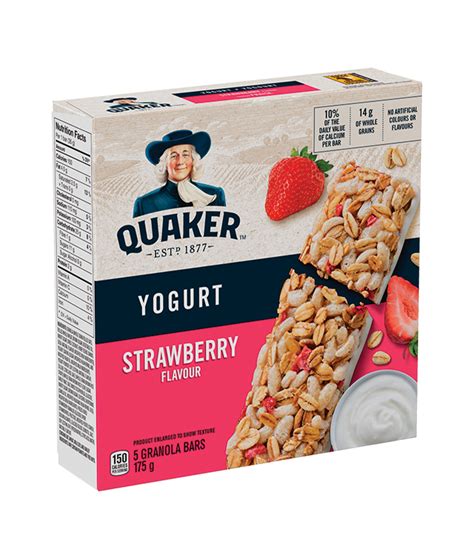 Quaker Yogurt Strawberry Granola Bars Quaker