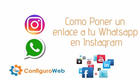 Cómo Poner un enlace a tu Whatsapp en Instagram YouTube