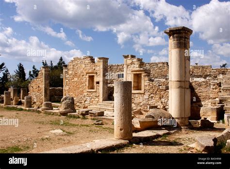 The Colonnaded Portico And South Building Within The Sanctuary Of