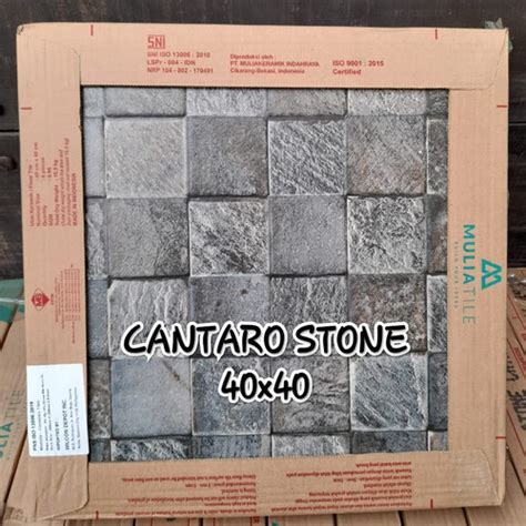 Jual Keramik Lantai X Cantaro Stone Mulia Kab Bogor Sumber