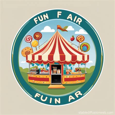 Fun Fair Food Logo Design Stable Diffusion Online