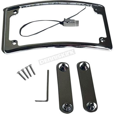 Custom Dynamics Led License Plate Frame Lpf Rad Cvo C Dennis Kirk