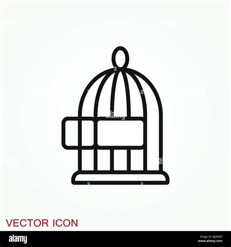 Bird cage icon for your design, logo. Vector illustration Stock Vector ...