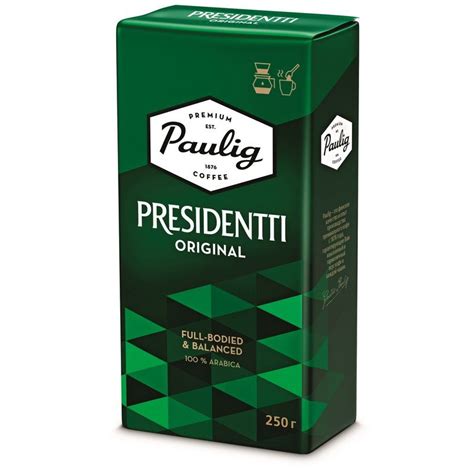 Кофе Paulig Presidentti Original молотый, 250г арт. 20561 - купить в ...
