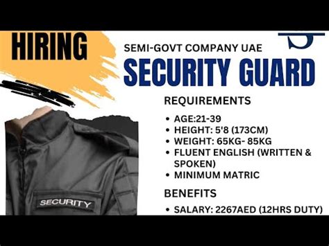 Salary Aed Fresher Security Guards Job Walk In Interview