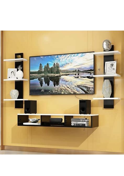 Buy Sk Expertise Wooden Wall Ed Tv Unit Tv Cabinet For Wall Tv Stand