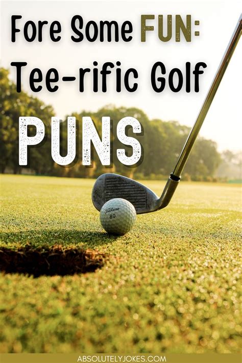 Funny Golf Puns To Brighten Your Day