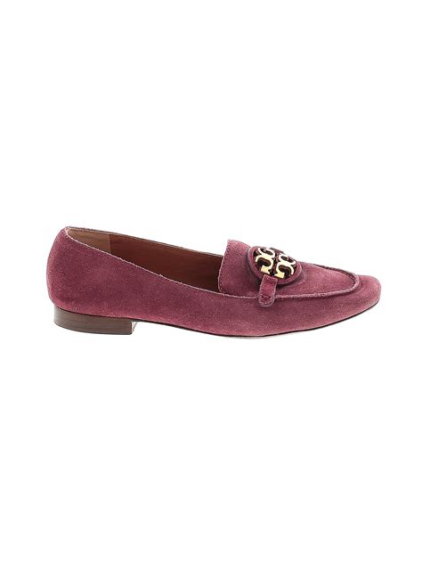 Tory Burch Solid Maroon Burgundy Flats Size 7 75 Off ThredUP