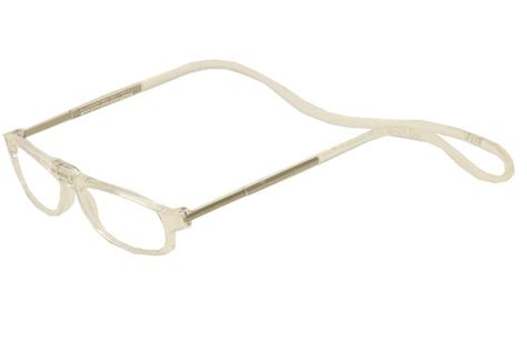 Clic Reader Eyeglasses Xxl Clear Full Rim Magnetic Reading Glasses 1 25