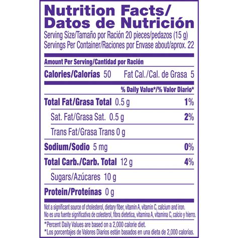 Chewy Sweet Tarts Nutrition Facts - Nutrition Ftempo