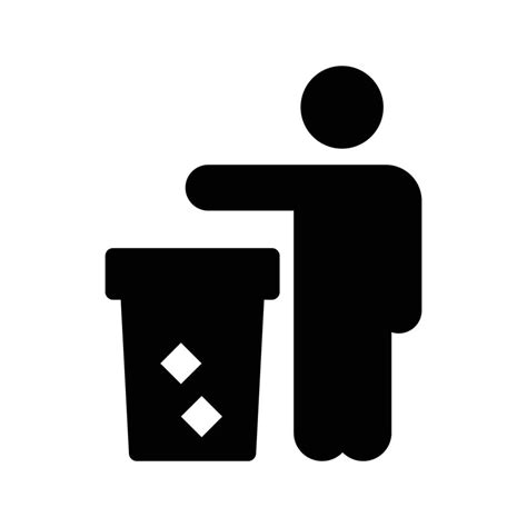 Dustbin Vector Illustration On A Backgroundpremium Quality Symbols