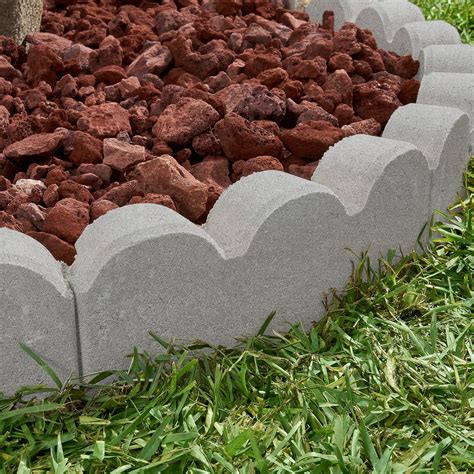 Curved Scallop Edging Stone