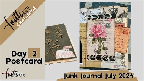 Day Junk Journal July Junkjournaljuly Youtube