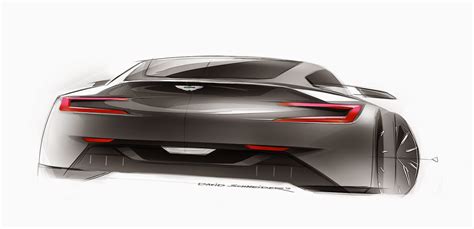 Aston Martin Concept Design Sketch By David Schneider Car Body Design