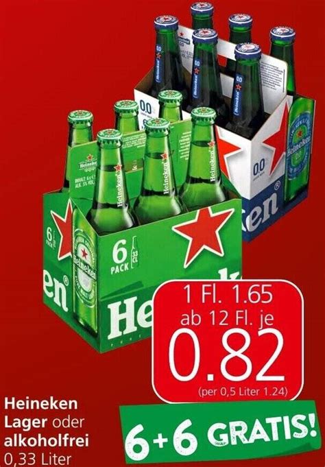 Heineken Lager Oder Alkoholfrei Liter Angebot Bei Spar