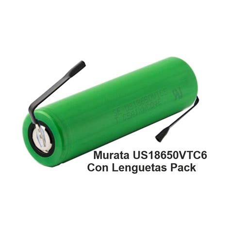 Bateria Litio Sony Murata 18650 VTC6 3000mAh 30A