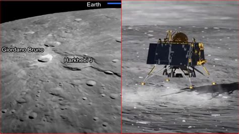 Isro Shares Striking Moon Pictures From Chandrayaan 3s Vikram Lander