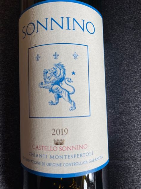 2018 Castello Sonnino Chianti Montespertoli Sonnino Italy Tuscany