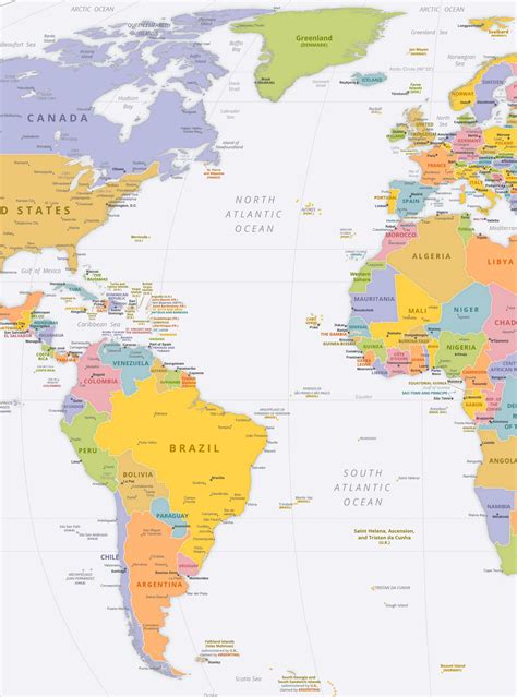 Atlantic Ocean Map