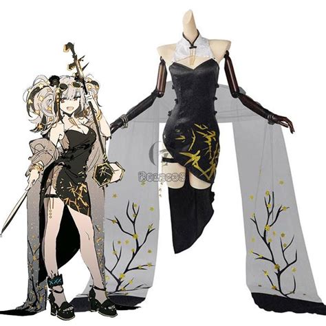 Arknights Ambience Synesthesia Feater Cheongsam Cosplay Costume